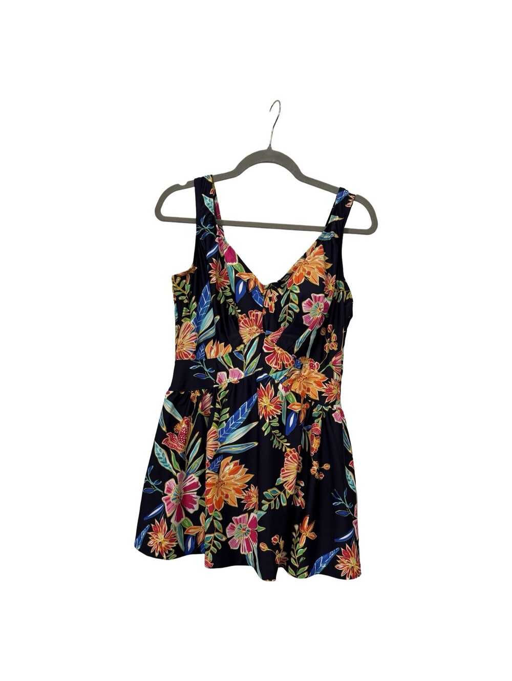 Maxine of Hollywood swim dress size 16 16W floral print